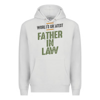 Dove Grey World's Greatest Father-In-Law - Dad and Grandpa Premium Hoodie - artisFamous