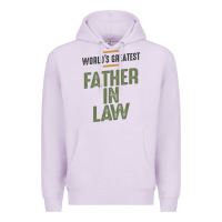 Lilac World's Greatest Father-In-Law - Dad and Grandpa Premium Hoodie - artisFamous