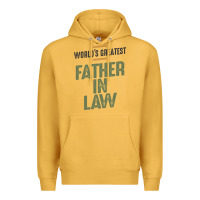 Mustard World's Greatest Father-In-Law - Dad and Grandpa Premium Hoodie - artisFamous