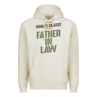 Oatmeal Heather World's Greatest Father-In-Law - Dad and Grandpa Premium Hoodie - artisFamous