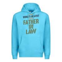 Ocean Blue World's Greatest Father-In-Law - Dad and Grandpa Premium Hoodie - artisFamous
