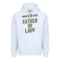 White World's Greatest Father-In-Law - Dad and Grandpa Premium Hoodie - artisFamous