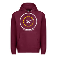 Burgundy spacex drone ship Premium Hoodie - artisFamous