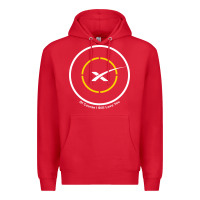 Red spacex drone ship Premium Hoodie - artisFamous