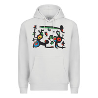 Dove Grey Contemporary Miro Premium Hoodie - artisFamous