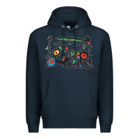 Navy Contemporary Miro Premium Hoodie - artisFamous