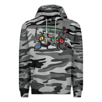 Slate Camo Contemporary Miro Premium Hoodie - artisFamous