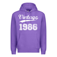 Purple vintage 1986 Premium Hoodie - artisFamous