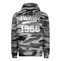 Slate Camo vintage 1986 Premium Hoodie - artisFamous
