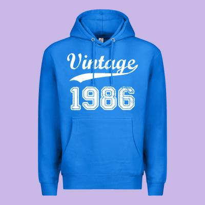Vintage 1986 Premium Hoodie Designed By Artisfamous