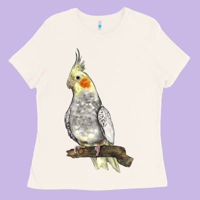 Cocktail Parrot Ladies Tee Designed By Lillyallendesigns