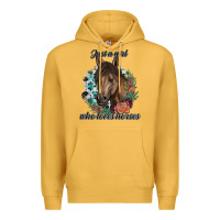 Just A Girl Who Loves Horses Premium Hoodie | Teevron