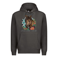 Smoke Just A Girl Who Loves Horses Premium Hoodie - artisFamous