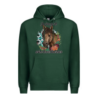 Sports Green Just A Girl Who Loves Horses Premium Hoodie - artisFamous