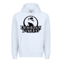 White desorden publico Premium Hoodie - artisFamous