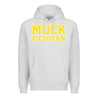 Dove Grey muck fichigan Premium Hoodie - artisFamous