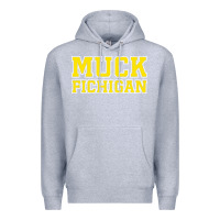Heather Grey muck fichigan Premium Hoodie - artisFamous