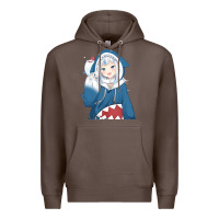 Coffee Smile Beautiful Gawr Gura Premium Hoodie - artisFamous