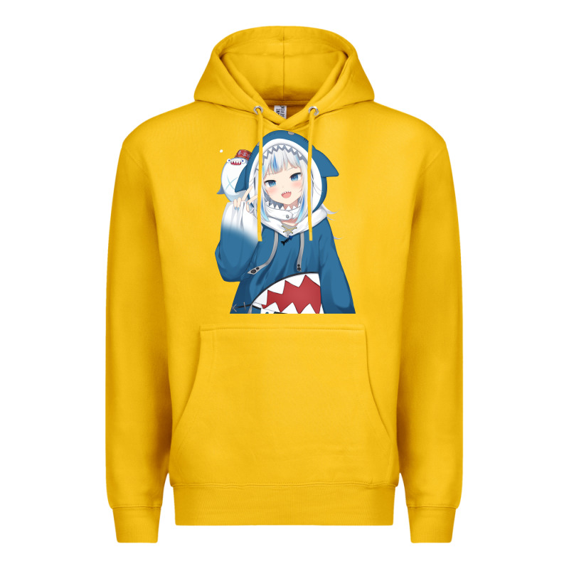 Smile Beautiful Gawr Gura Premium Hoodie by artisFamous | Teevron