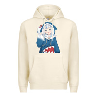 Tofu Smile Beautiful Gawr Gura Premium Hoodie - artisFamous