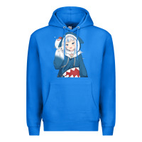 True Royal Smile Beautiful Gawr Gura Premium Hoodie - artisFamous