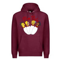Burgundy pin pals The Simpsons Premium Hoodie - artisFamous