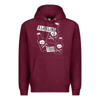 Burgundy alkaline trio Premium Hoodie - artisFamous