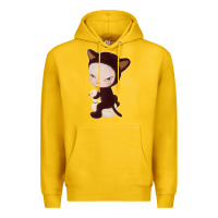 Lemon Yoshitomo Nara Cute Cat Premium Hoodie - artisFamous