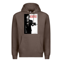 Coffee scarfaces Premium Hoodie - artisFamous