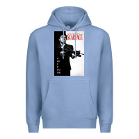 Colony Blue scarfaces Premium Hoodie - artisFamous