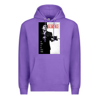 Purple scarfaces Premium Hoodie - artisFamous