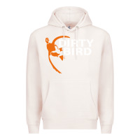 Pale Pink dirty bird Premium Hoodie - artisFamous
