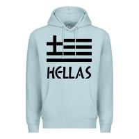 Blue Mist greece hellas Premium Hoodie - artisFamous