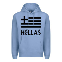 Colony Blue greece hellas Premium Hoodie - artisFamous