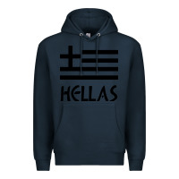 Navy greece hellas Premium Hoodie - artisFamous