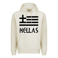 Oatmeal Heather greece hellas Premium Hoodie - artisFamous