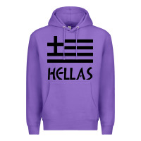 Purple greece hellas Premium Hoodie - artisFamous