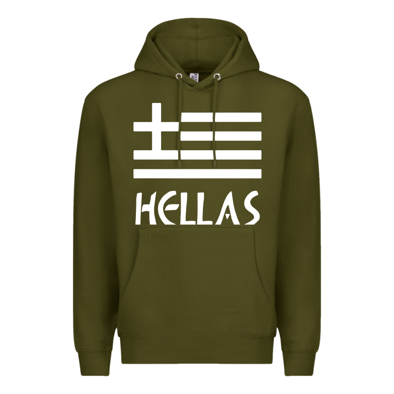 Greece Hellas Premium Hoodie by artisFamous | Teevron