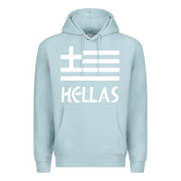 Blue Mist greece hellas Premium Hoodie - artisFamous