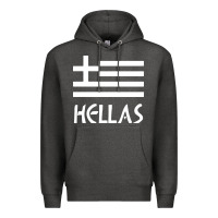 Charcoal Heather greece hellas Premium Hoodie - artisFamous