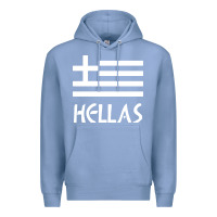 Colony Blue greece hellas Premium Hoodie - artisFamous
