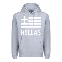 Heather Grey greece hellas Premium Hoodie - artisFamous