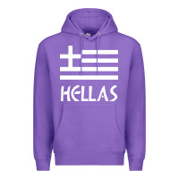 Purple greece hellas Premium Hoodie - artisFamous