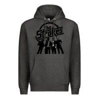 Charcoal Heather Black Man Premium Hoodie - artisFamous