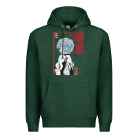 Sports Green aesthetic evangelion Premium Hoodie - artisFamous