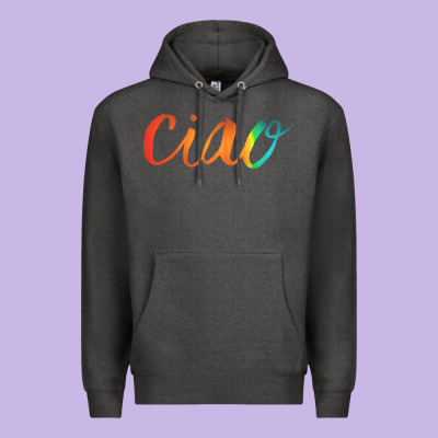 Ciao Italian Saying Premium Hoodie Designed By Artisfamous