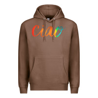 Chestnut ciao italian saying Premium Hoodie - artisFamous