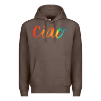 Coffee ciao italian saying Premium Hoodie - artisFamous