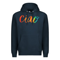 Navy ciao italian saying Premium Hoodie - artisFamous
