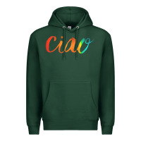 Sports Green ciao italian saying Premium Hoodie - artisFamous